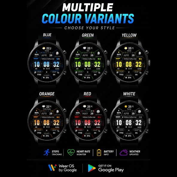 ES WR0022 – Sport Watch Face screenshot 18