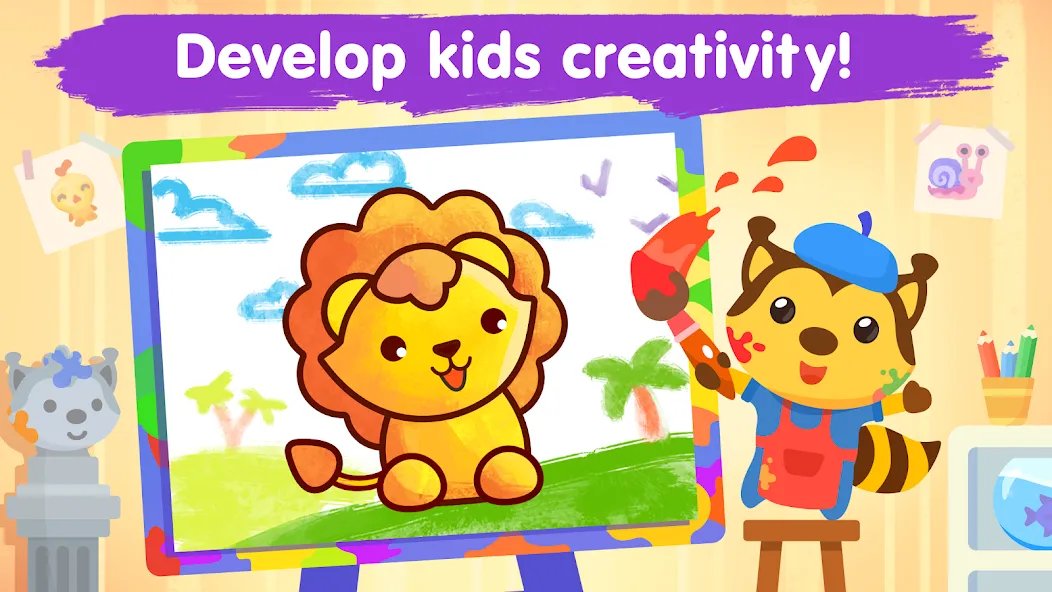 Coloring games for kids age 2 screenshot 1