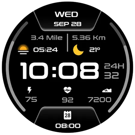 Digital 6 Watch Face screenshot 9