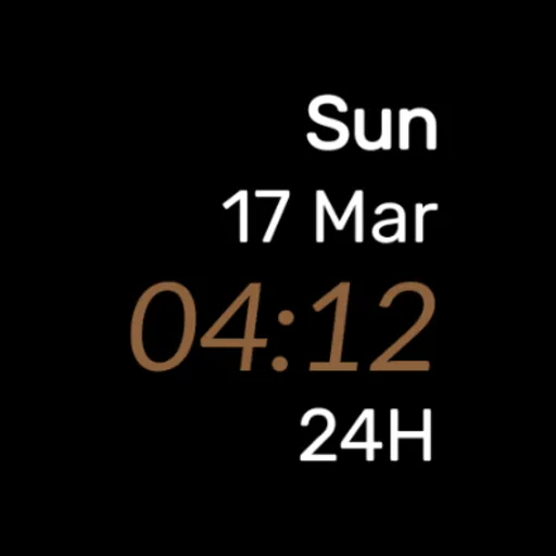 EXD027: Minimal Watch Face screenshot 21