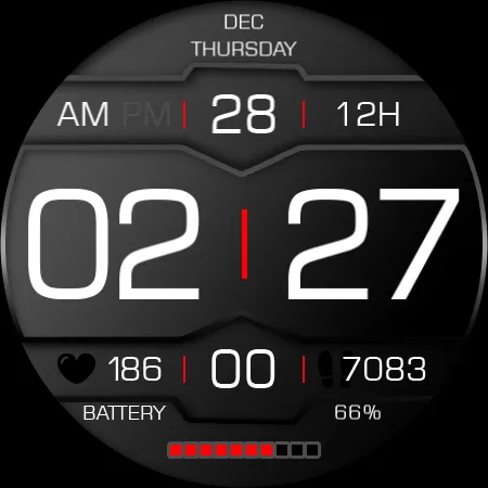 Key120 Digital Watch Face screenshot 25