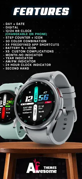 Digiglide - Digital Watch Face screenshot 4