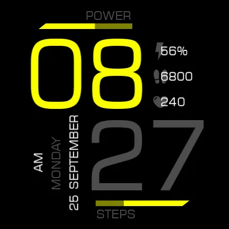 Key073 Digital Watch Face screenshot 25
