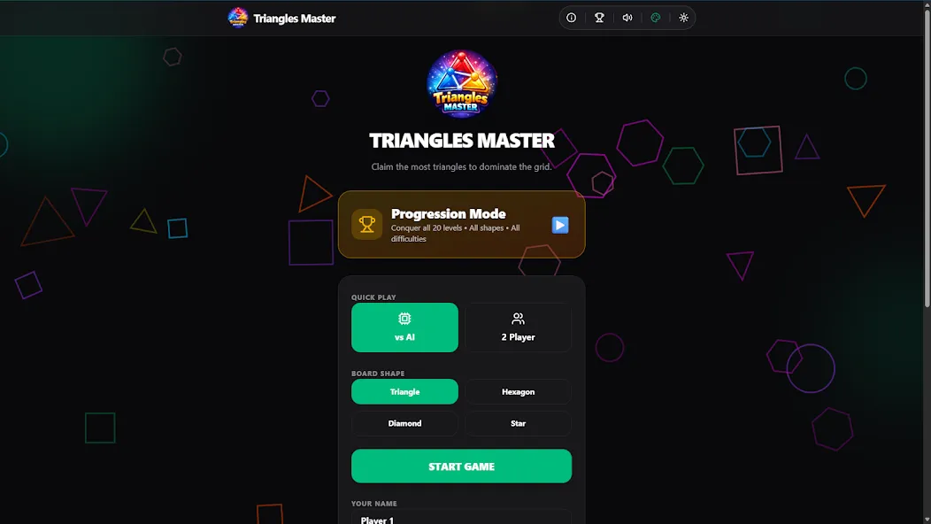Triangles Master Ai Offline screenshot 32