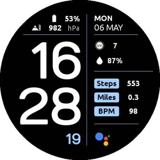 EXD043D: Digital Watch Face screenshot 32