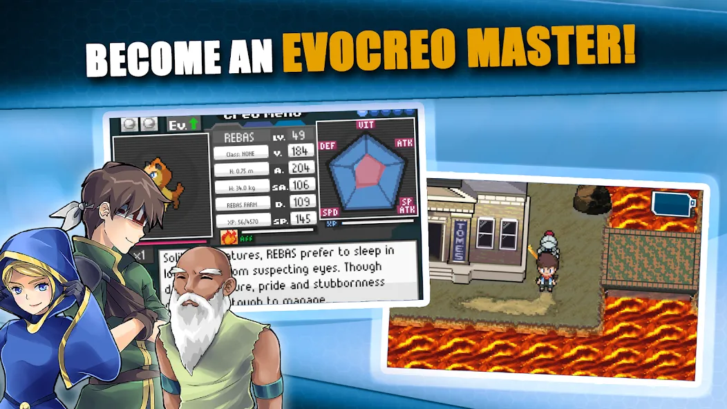EvoCreo - Pocket Monster Game screenshot 6