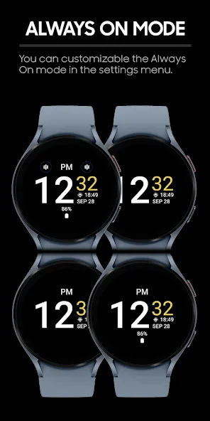 JHW Digital Plus: Watch face screenshot 5