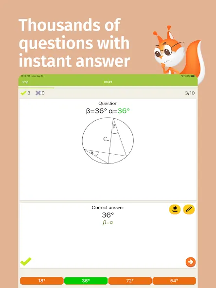 Math Tests: learn mathematics screenshot 9