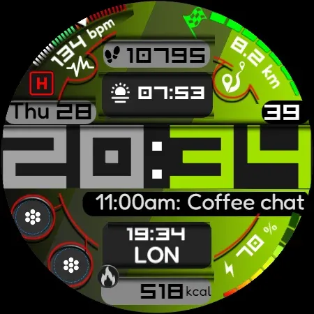 Digital Watch Face CRC079 screenshot 8
