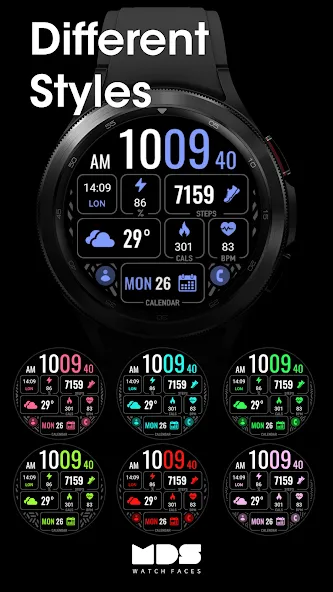 MDS441 Digital Watch Face screenshot 4
