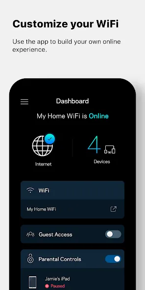 Linksys screenshot 1