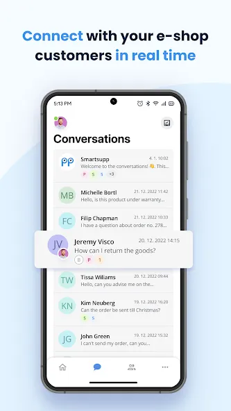 Smartsupp chat screenshot 1
