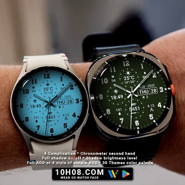 Watch face 10h08.com #67 screenshot 2