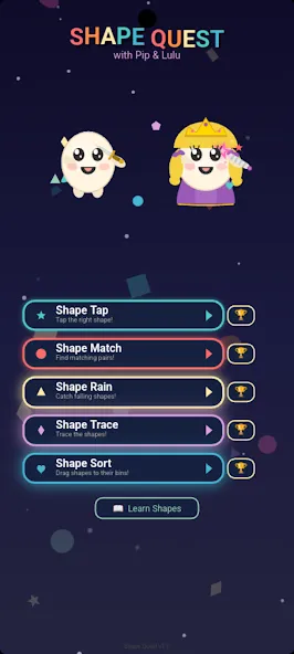 Shape Quest with Pip & Lulu screenshot 1