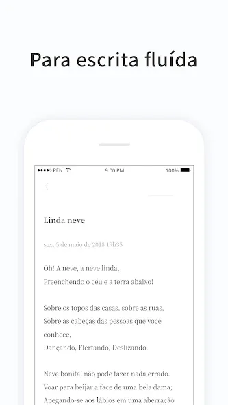 PenCake: notas simples, diário screenshot 2
