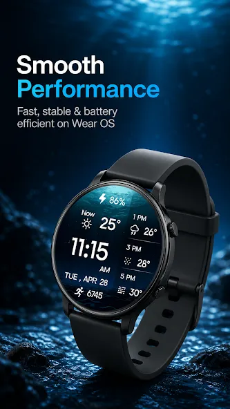 Minimal Weather Digital Watch screenshot 7