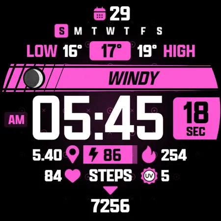 ATHLETIC Digital Watch Face screenshot 31