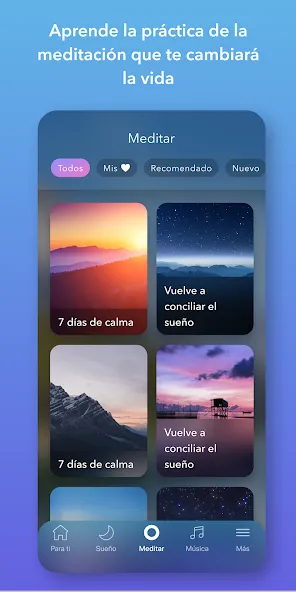 Calm: Meditación y Sueño screenshot 3