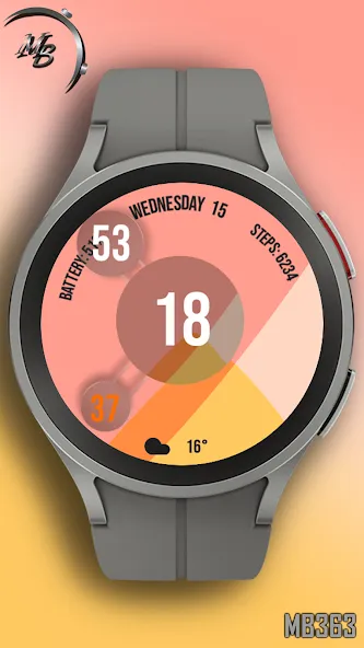 Minimal Watch Face MB363 screenshot 2