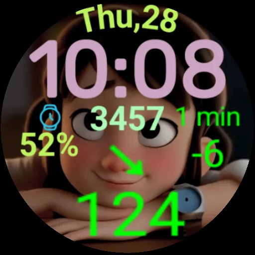 DMM6 Diabetic Watch Face XXL screenshot 8