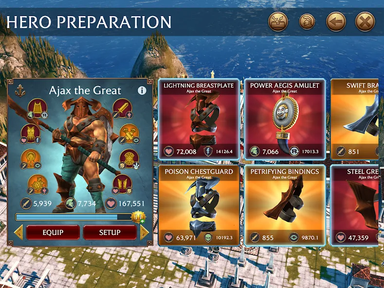Olympus Rising: Strategy game screenshot 12