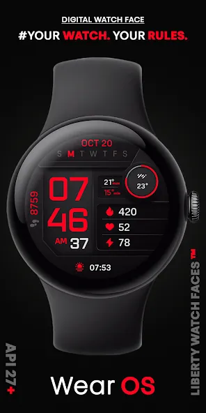 PIXEL INSTINCT 3 Watch Face screenshot 2