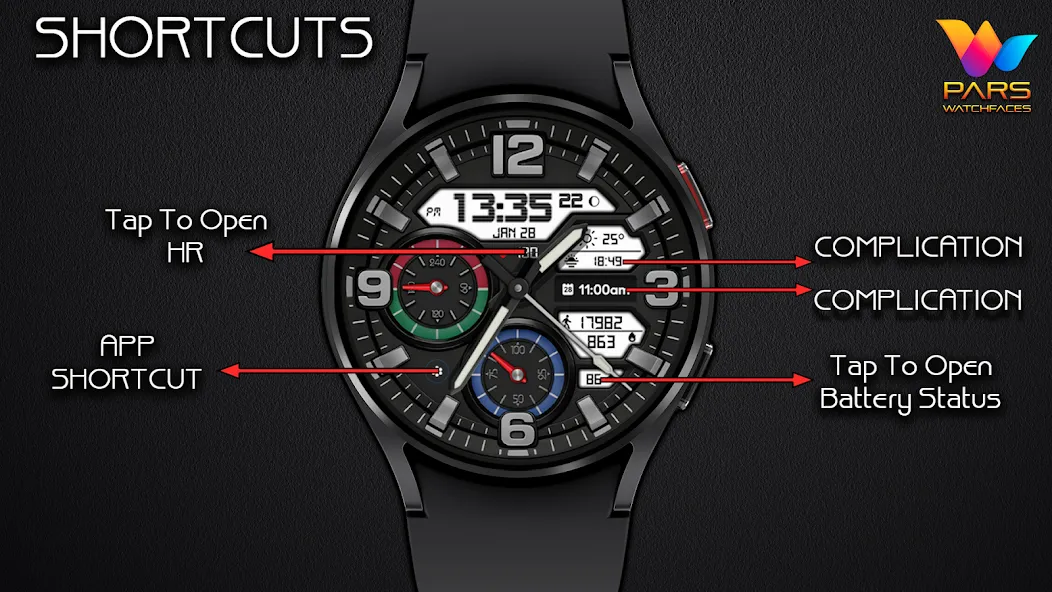 Vectora One Hybrid Watch Face screenshot 6