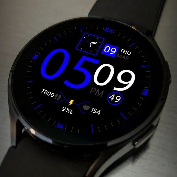 Key033 Hybrid Watch Face screenshot 4