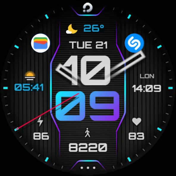 ACTIVE 39 Hybrid Watch Face screenshot 8