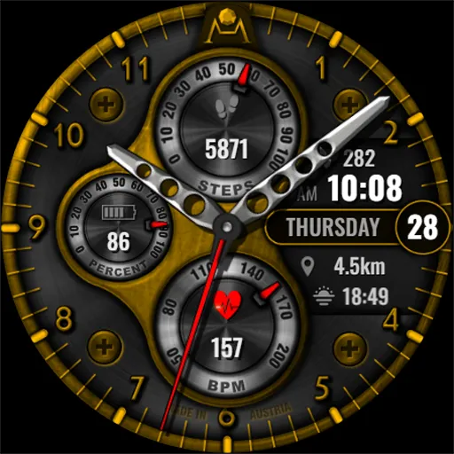 DM044 Analog Watch Face screenshot 9