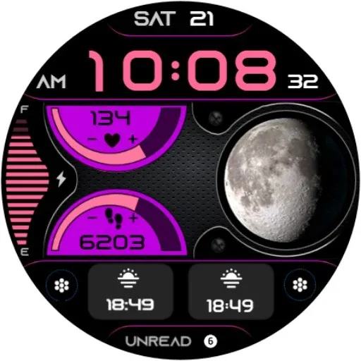 Lunar Moon Phase Digital ECO45 screenshot 25