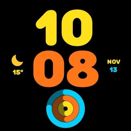 Nighty Digital 17 - watch face screenshot 21