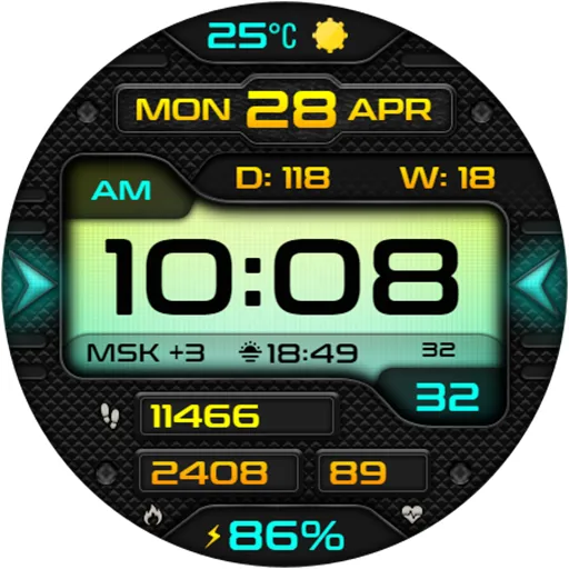 REDENTION Watch face screenshot 23
