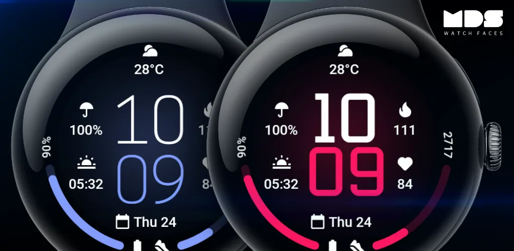 MDS422 Minimal Watch Face screenshot 1