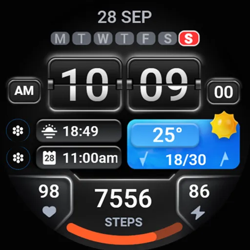 OMG 38 - Digital Watch Face screenshot 22