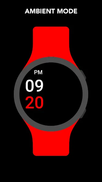 Five Big Text Watch Face screenshot 7