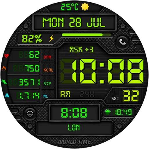 DIGI LONT CTS39 Watch face screenshot 20