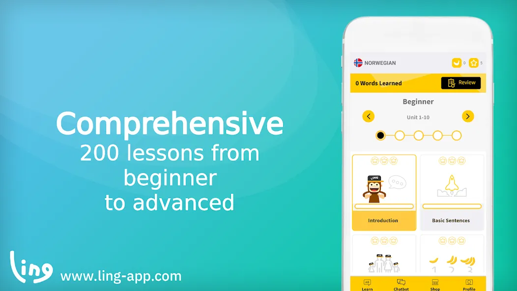 Ling Learn Norwegian Language screenshot 1