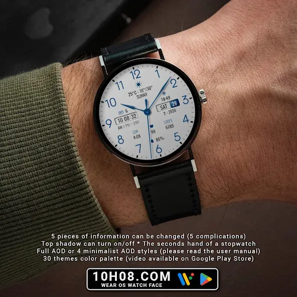 Watch face 10h08.com #132 screenshot 1