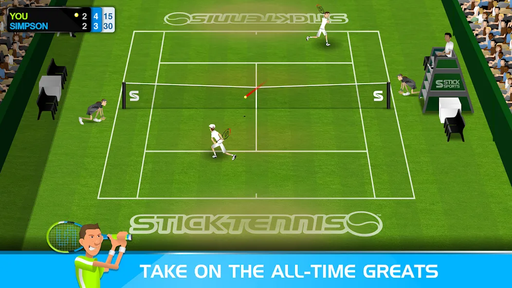 Stick Tennis screenshot 2