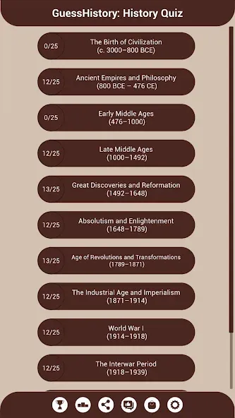 GuessHistory: History Quiz screenshot 1