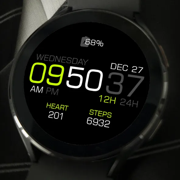 Key112 Digital Watch Face screenshot 5