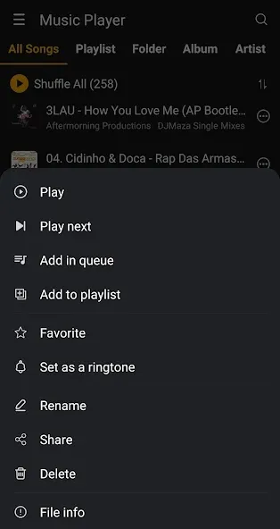 Music Player screenshot 3
