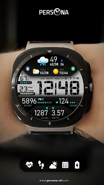PER43 Digital Watch Face screenshot 6