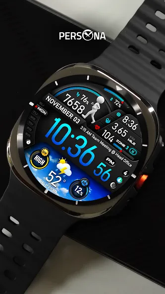 PER23 Platinum Watch Face screenshot 39