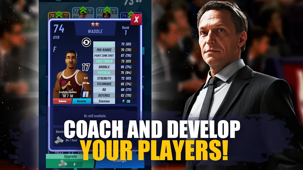 Idle Basketball Manager 2025 screenshot 4