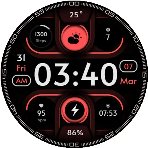 Fancy Digital Watch Face screenshot 24