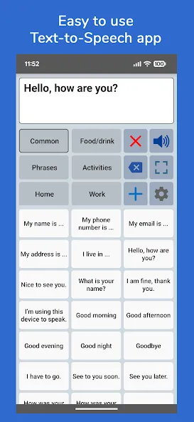 Speech Assistant AAC screenshot 1