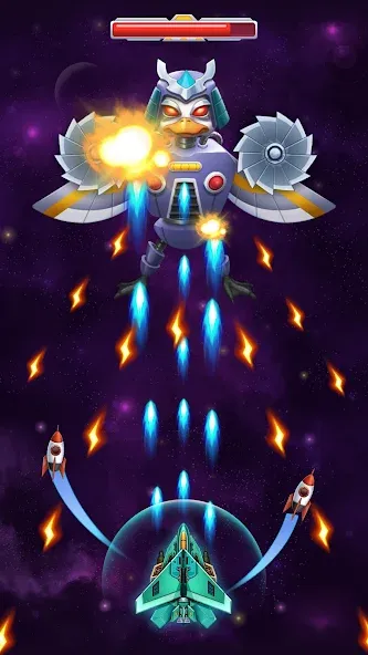 Chicken Attack: Galaxy Shooter screenshot 2