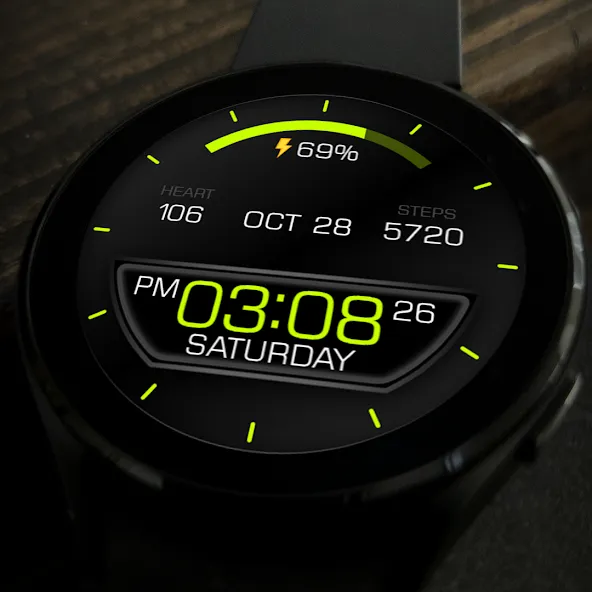 Key103 Digital Watch Face screenshot 6